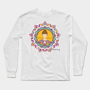 "That Friend with Bangs" joke graphic Long Sleeve T-Shirt